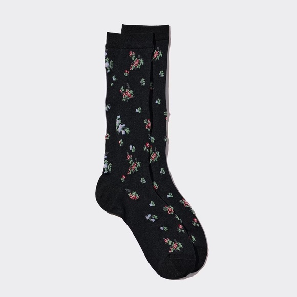 NEW Flower Socks BY ROKH black one size - Picture 3 of 4